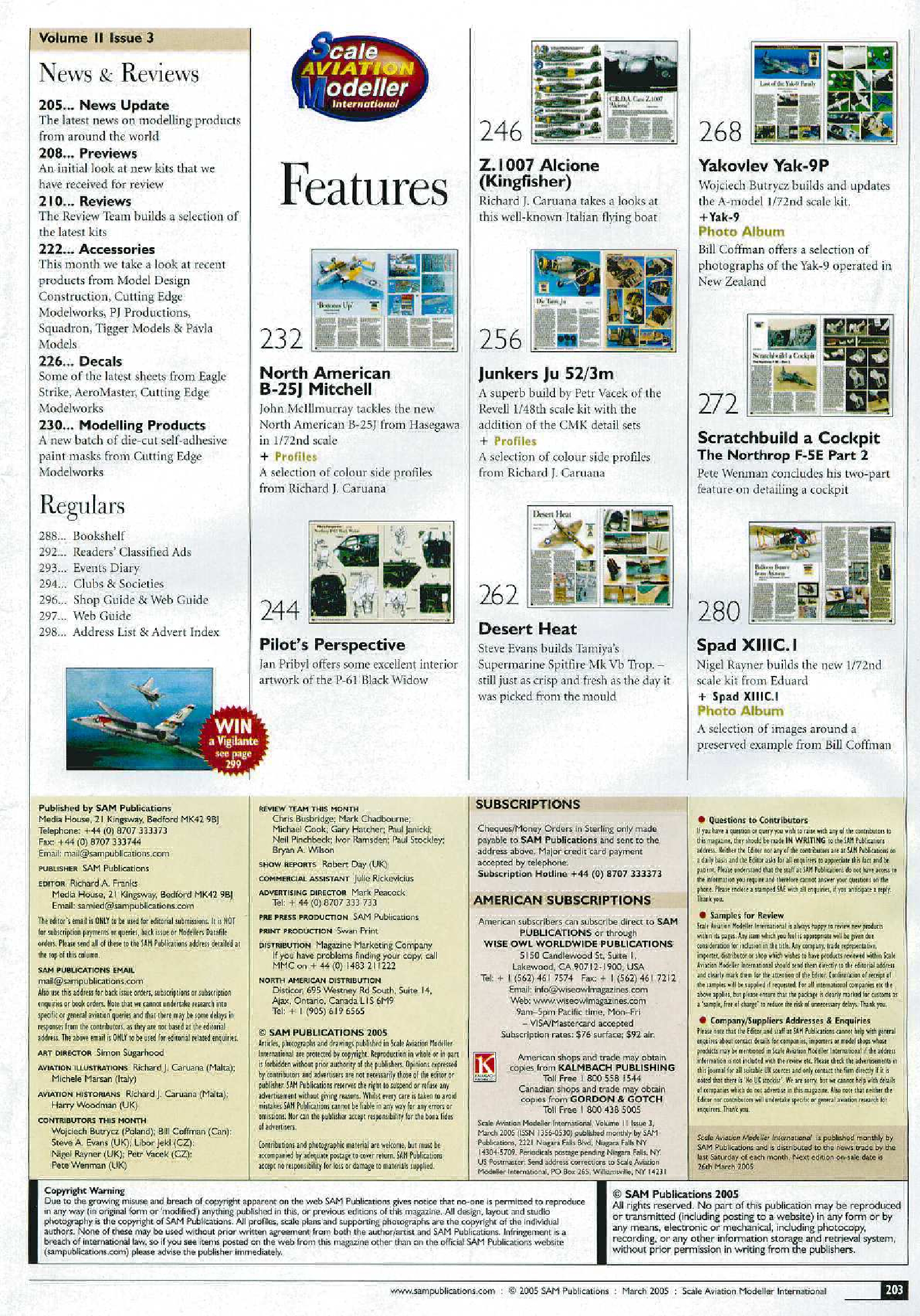 Scale Aviation Modeller International 2005-03